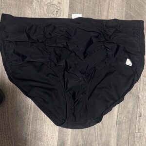 Island Escape Black Bikini Bottom